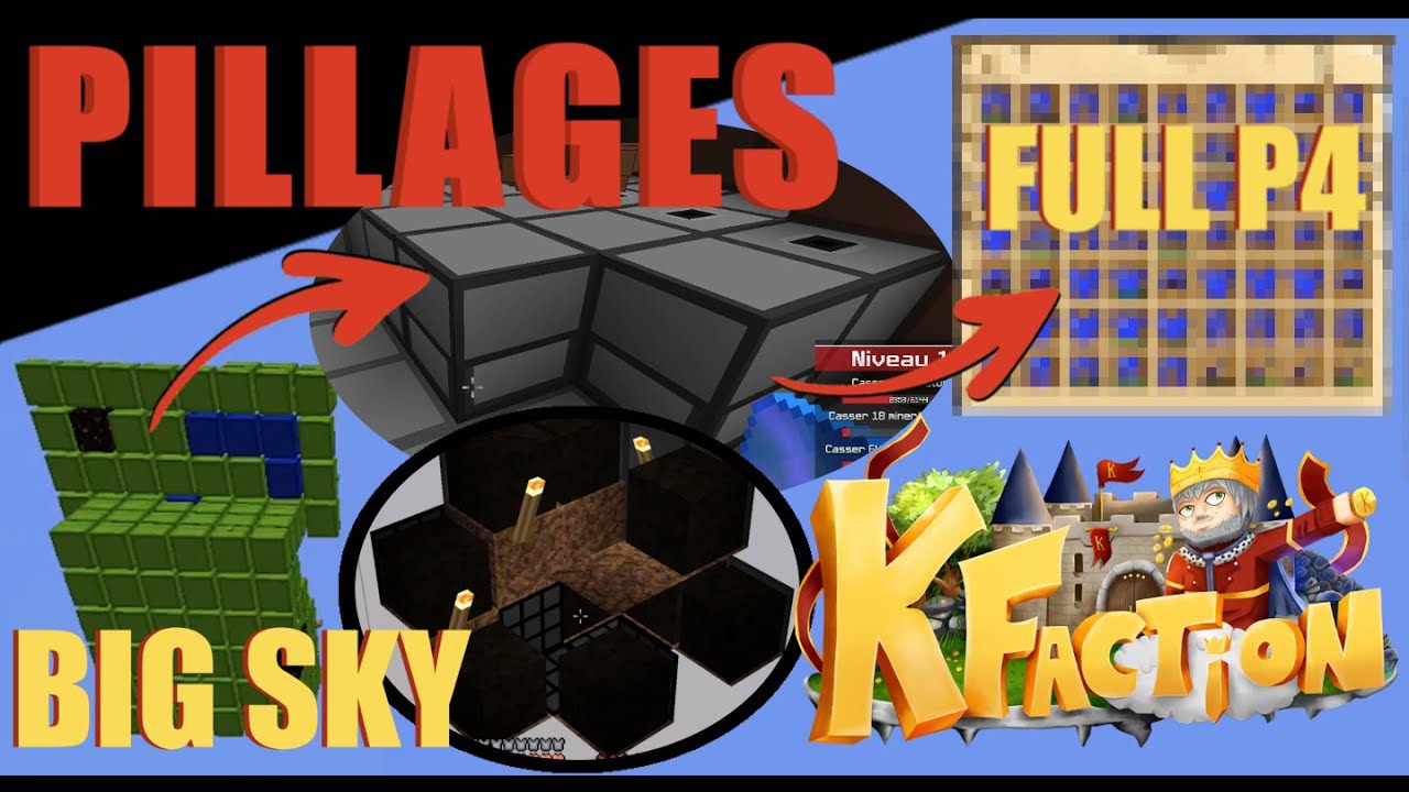 IL CACHE SA DROPPER ET DU VOLCA SOUS SA SKY?! LE PLUS GROS PILLAGE?! | KFACTION V5 + CONCOURS