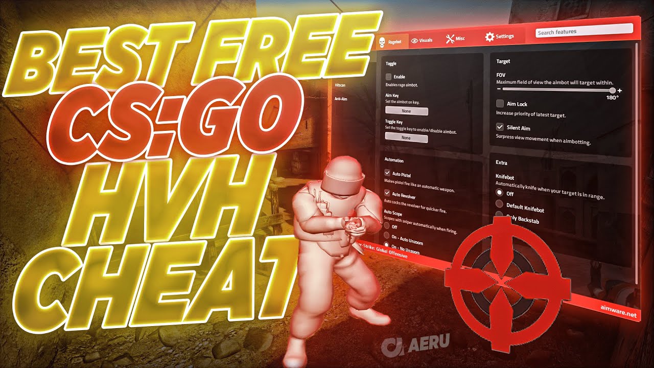 MY FAVORITE FREE CSGO HVH CHEAT? AIMWARE FREE CSGO CHEATS