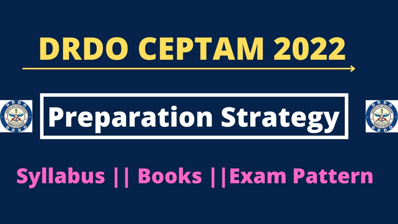 DRDO CEPTAM 2022 || PREPRATION STRATEGY || DRDO SYLLABUS || BOOKS || EXAM PATTERN || PRADEEP RAWAT