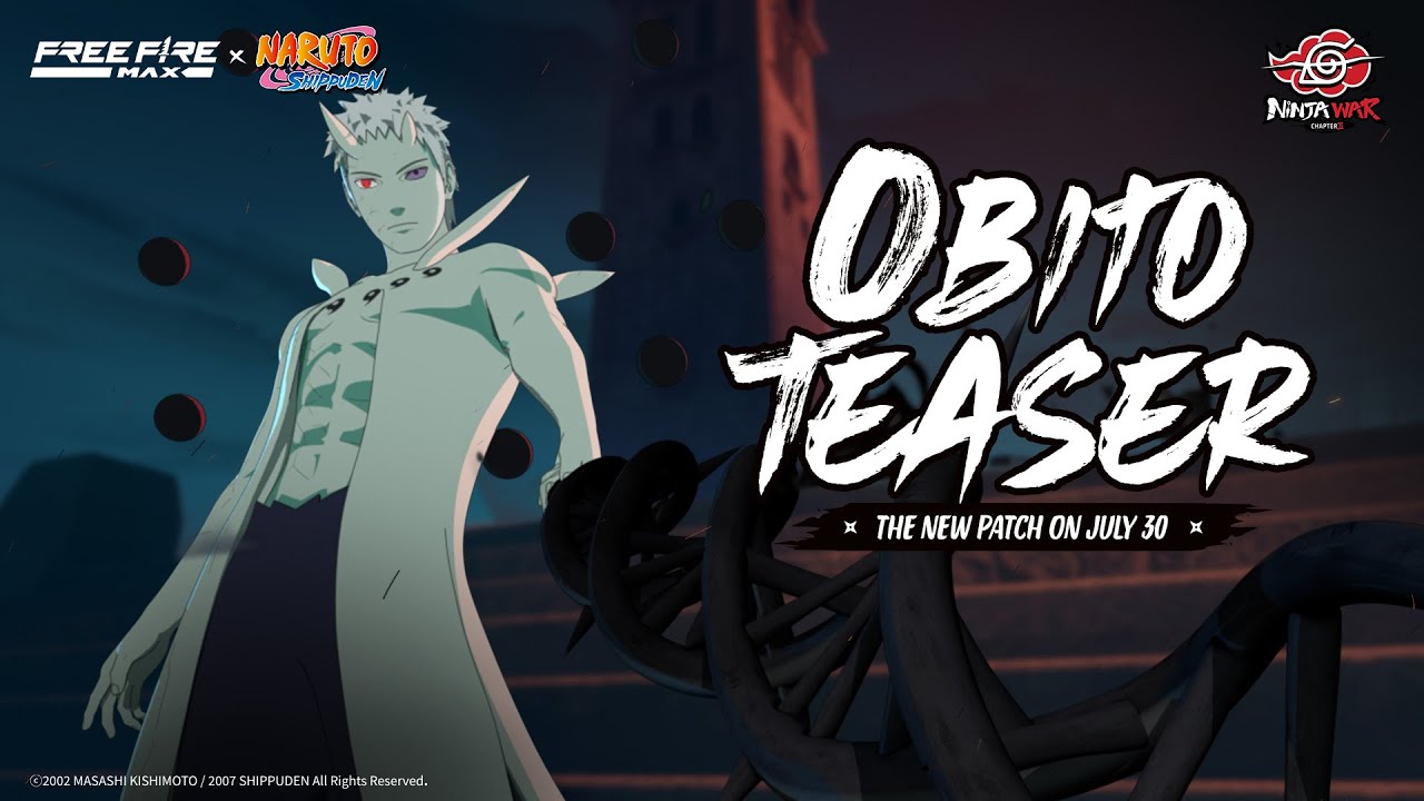Obito Teaser | Lost Savior | Free Fire MAX x NARUTO SHIPPUDEN | Free Fire MAX Official