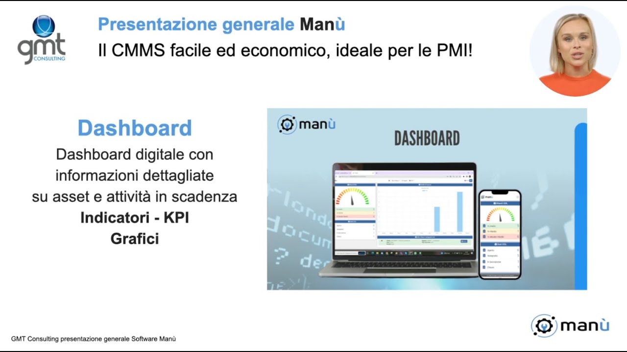 Il CMMS ideale per le  PMI! Il tuo software per la gestione digitale di manutenzione e facility!