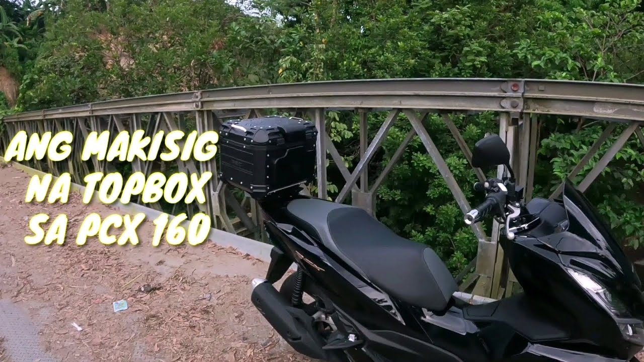ANG PINAKAPOGING ALLOY TOP BOX SA PCX 160 | SEC BLACK HAWK