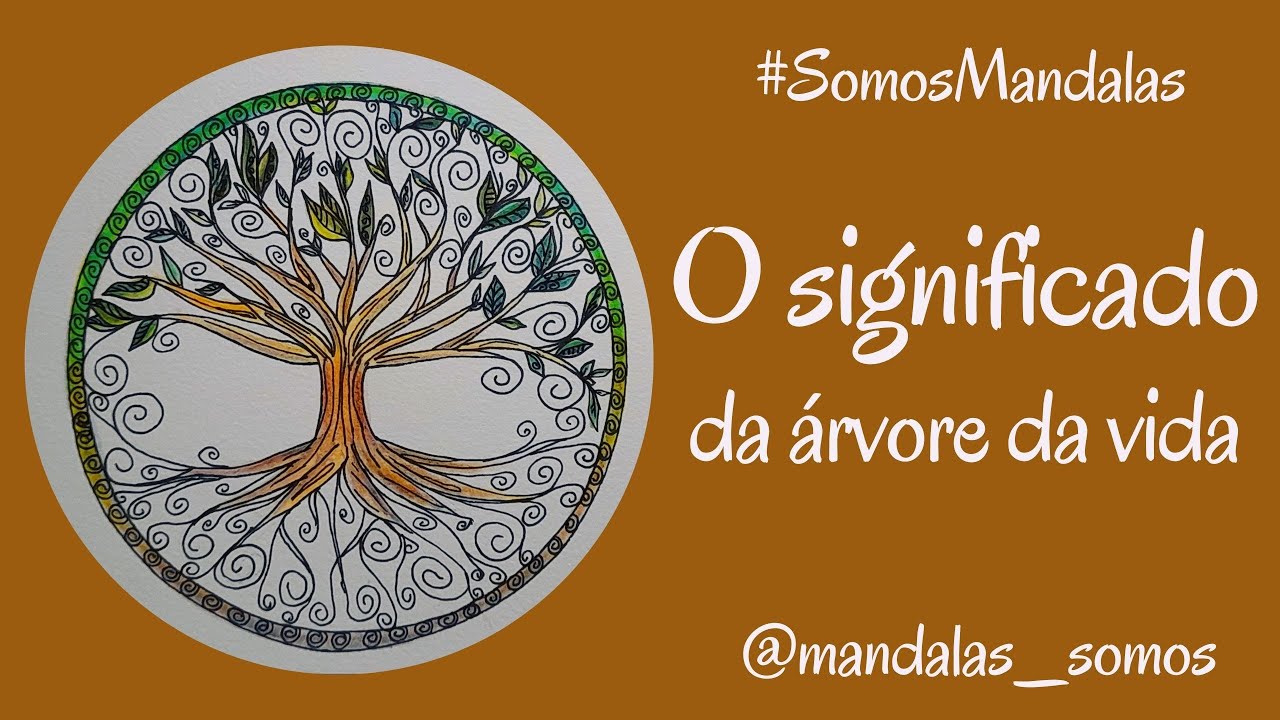 Significado da árvore da vida e como desenhar passo a passo #SomosMandalas
