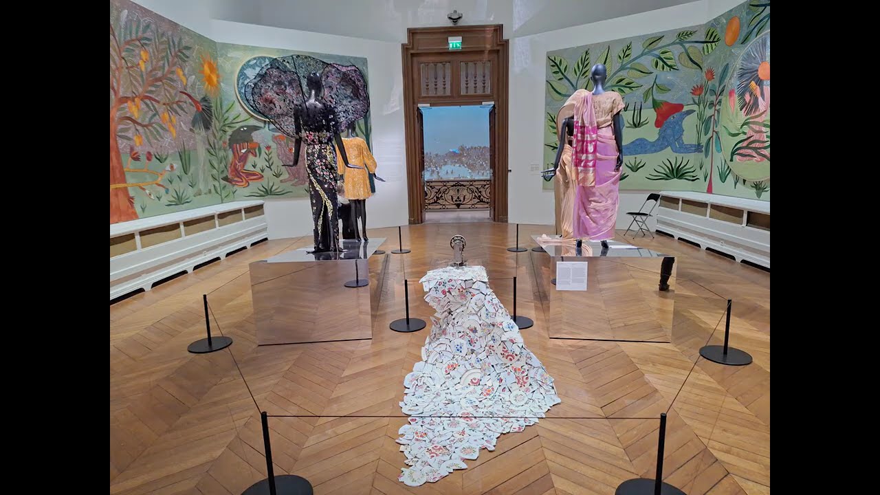Mobilier national - Exposition Ce qui se trame, Histoires tissées entre l'Inde et la France