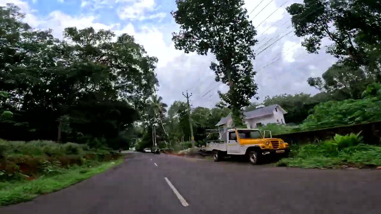 [ 4K - UHD ] 🔥 Scenic Drive Through Indian Village Roads 🔥 Kerala - 60 FPS
