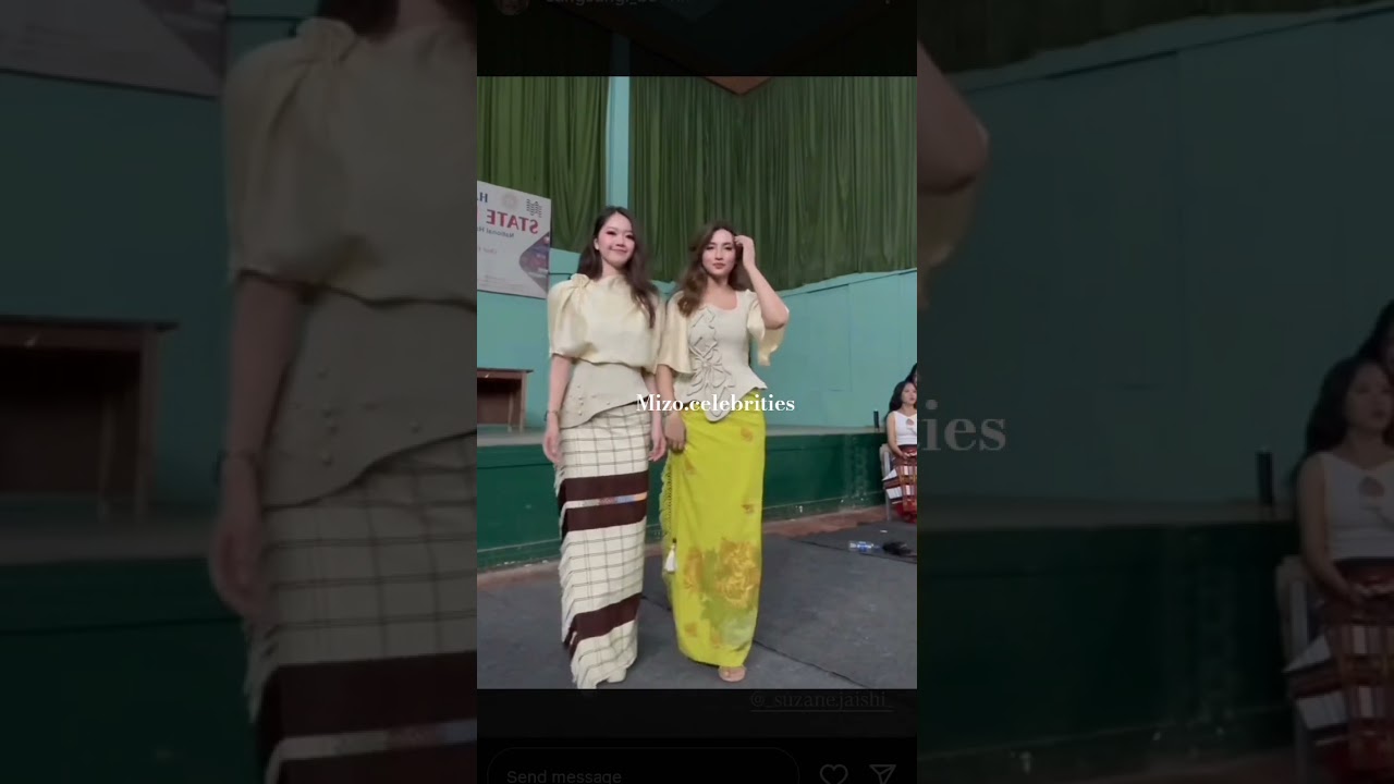 Sangsangi leh Suzane Tunge chhelo zawk #mizo #mizomodel #northeastindia #siaha #champhai #fashion