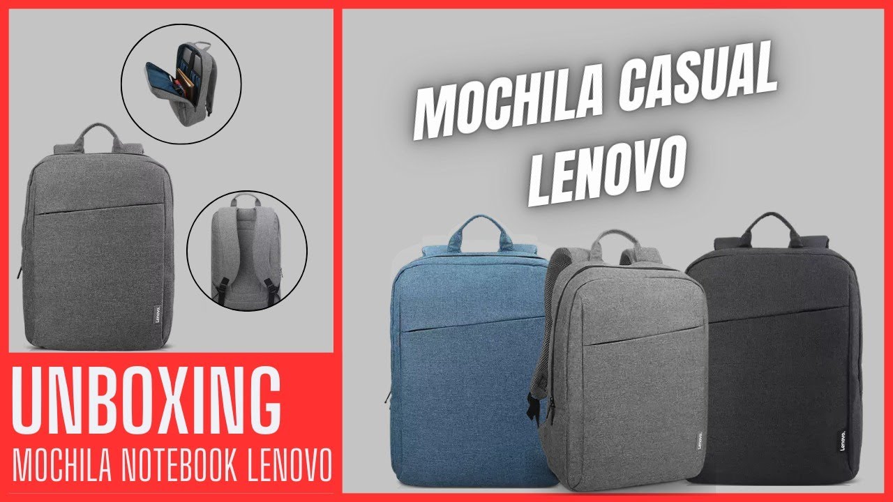 Mochila Lenovo B210 Unboxing
