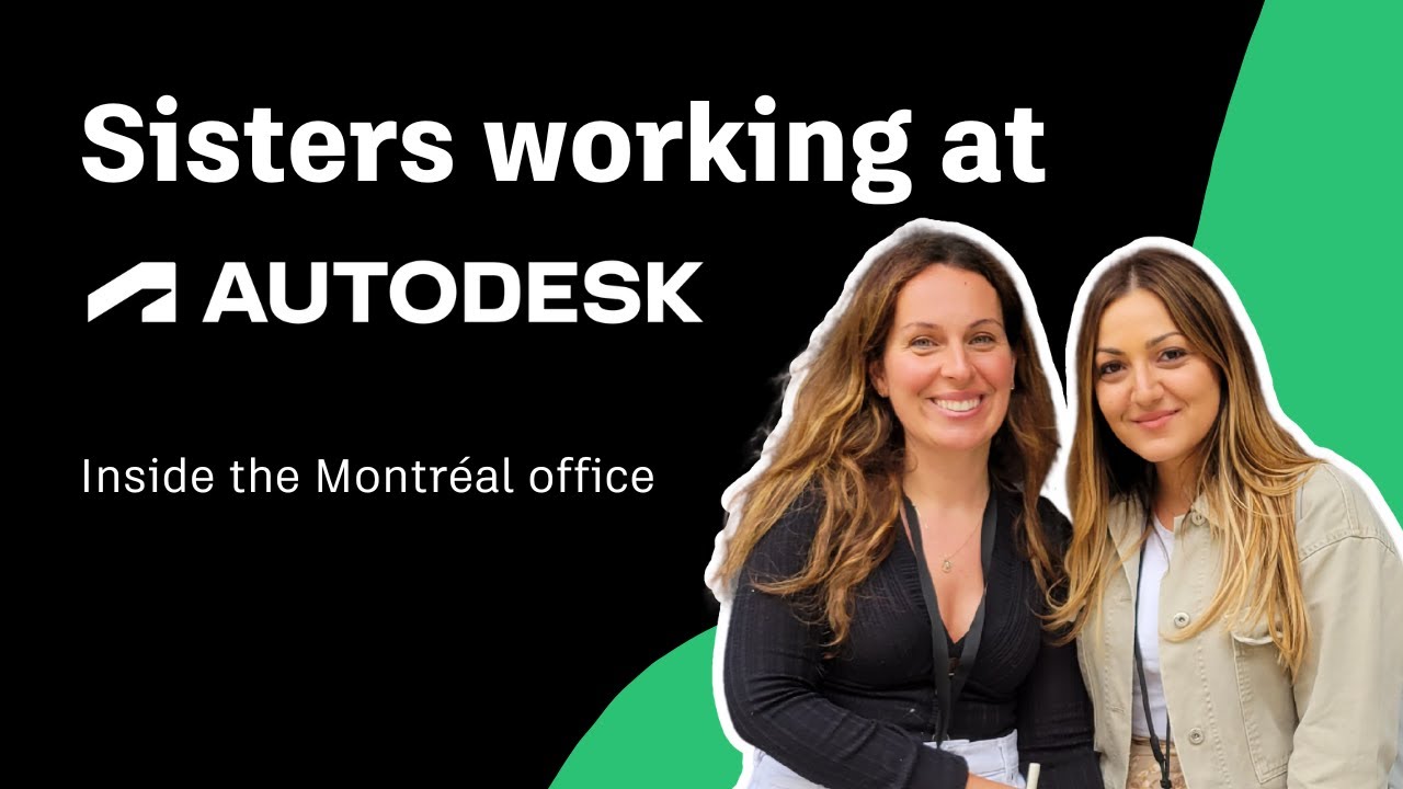 A day-in-the-life of sisters working at Autodesk | Inside our Montréal office 🇨🇦