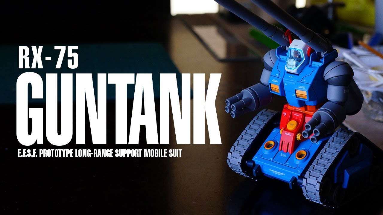 HGUCガンタンクをざっくり改造＆全塗装！！【GUNPLA/ガンプラ全塗装 27機目】HGUC 1/144  GUNTANK BUILD