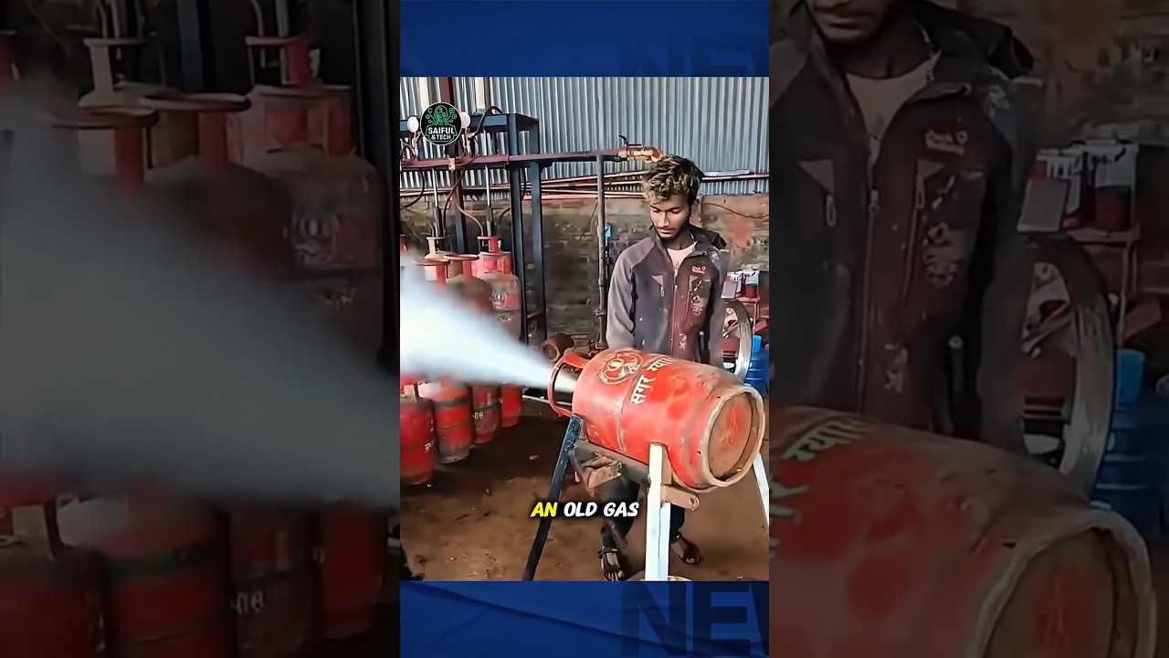 Why Is Gas Being Released From This Cylinder? 😳