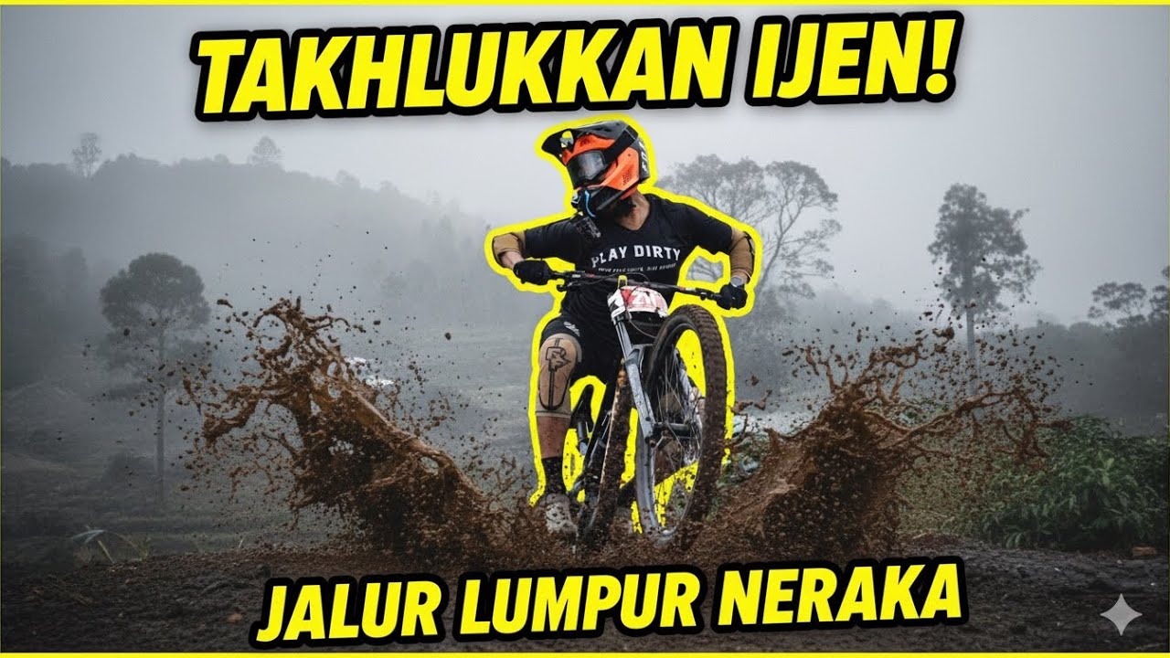 PENUH LUMPUR BERAT BANGET BALAP DI IJEN BANYUWANGI