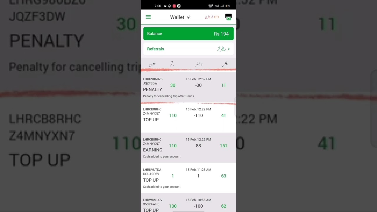 Bykea Wallet & Cancellation