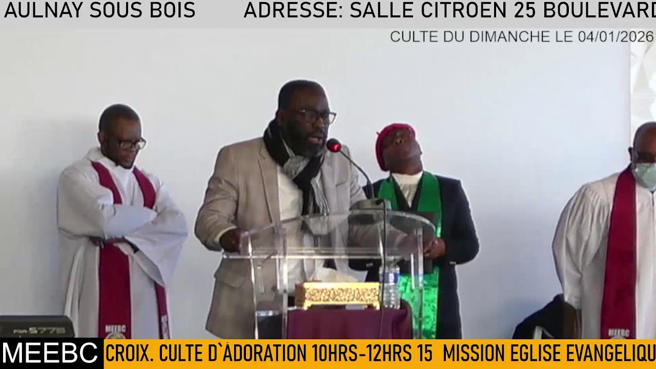 CULTE DU DIMANCHE  04 / 01 / 2026  TEL 06 03 09 47 91