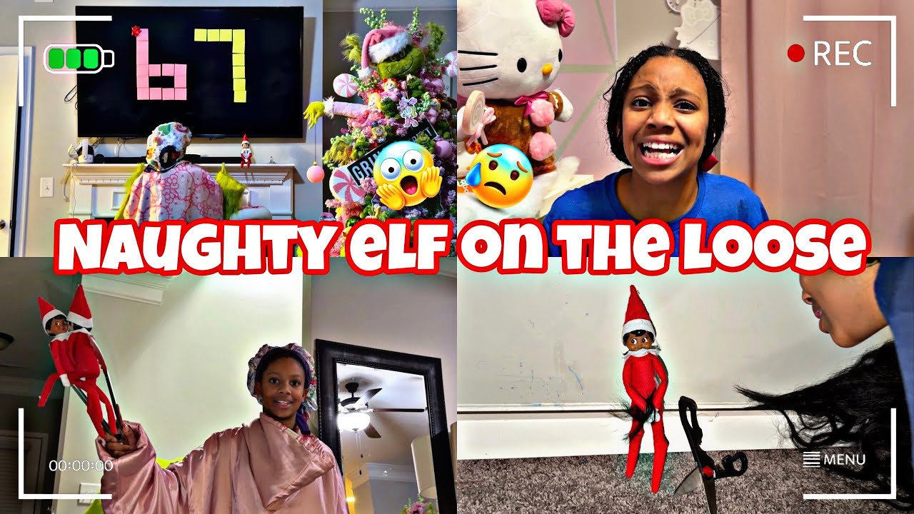 Our Elf Caused CHAOS All Week 😱 Now she’s on the Naughty List 😭