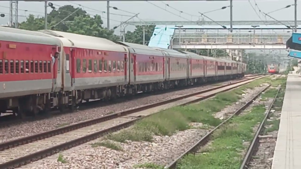Two trains in one frame| #railfain #video | #rf NK Singh|