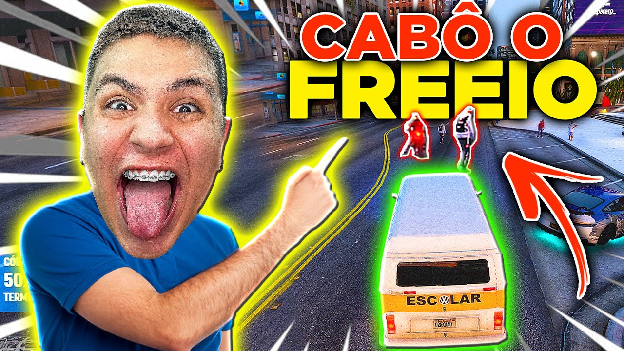 CABÔ O FREIO DA KOMBI no GTA RP 😂 (Paulinho o LOKO)