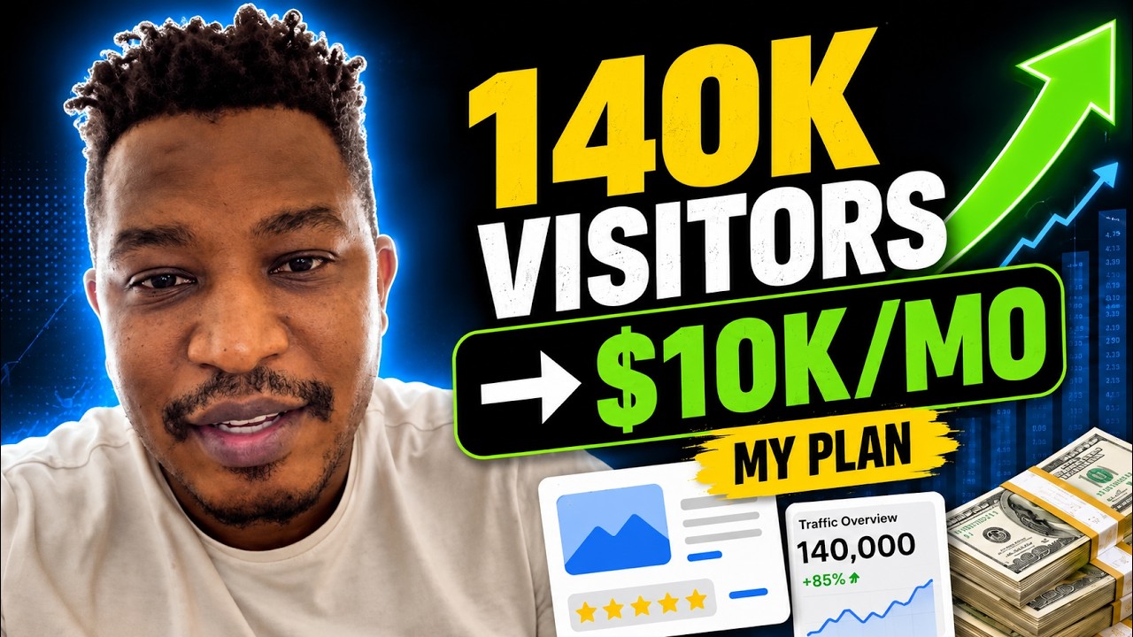 How I Will Make $10,000 (R180,000) a Month from 380,000 Visits a Month