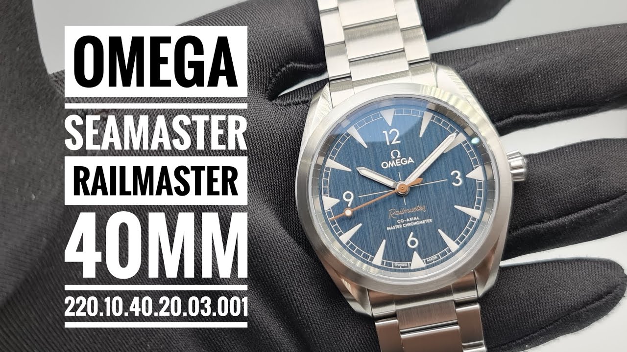 Omega Seamaster Railmaster Co‑Axial Master Chronometer 40mm 220.10.40.20.03.001