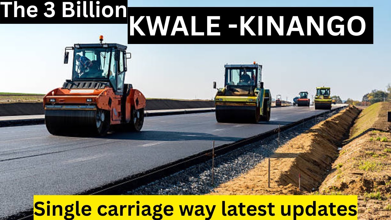 The 3 Billion KWALE -KINANGO road construction updates 