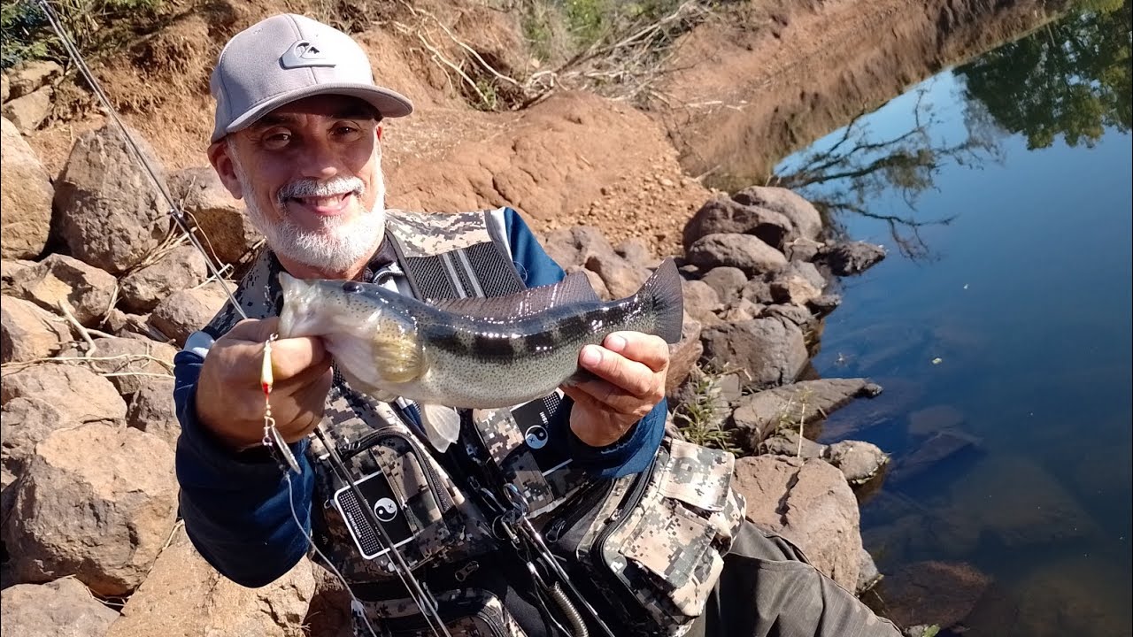 Pesca ULTRALITH com os amigos no RIO DOS SINOS! pesca em Rio com iscas artificiais!