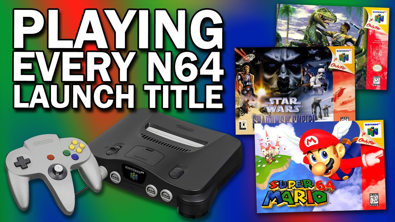 PLAYING EVERY NINTENDO 64 LAUNCH GAME
