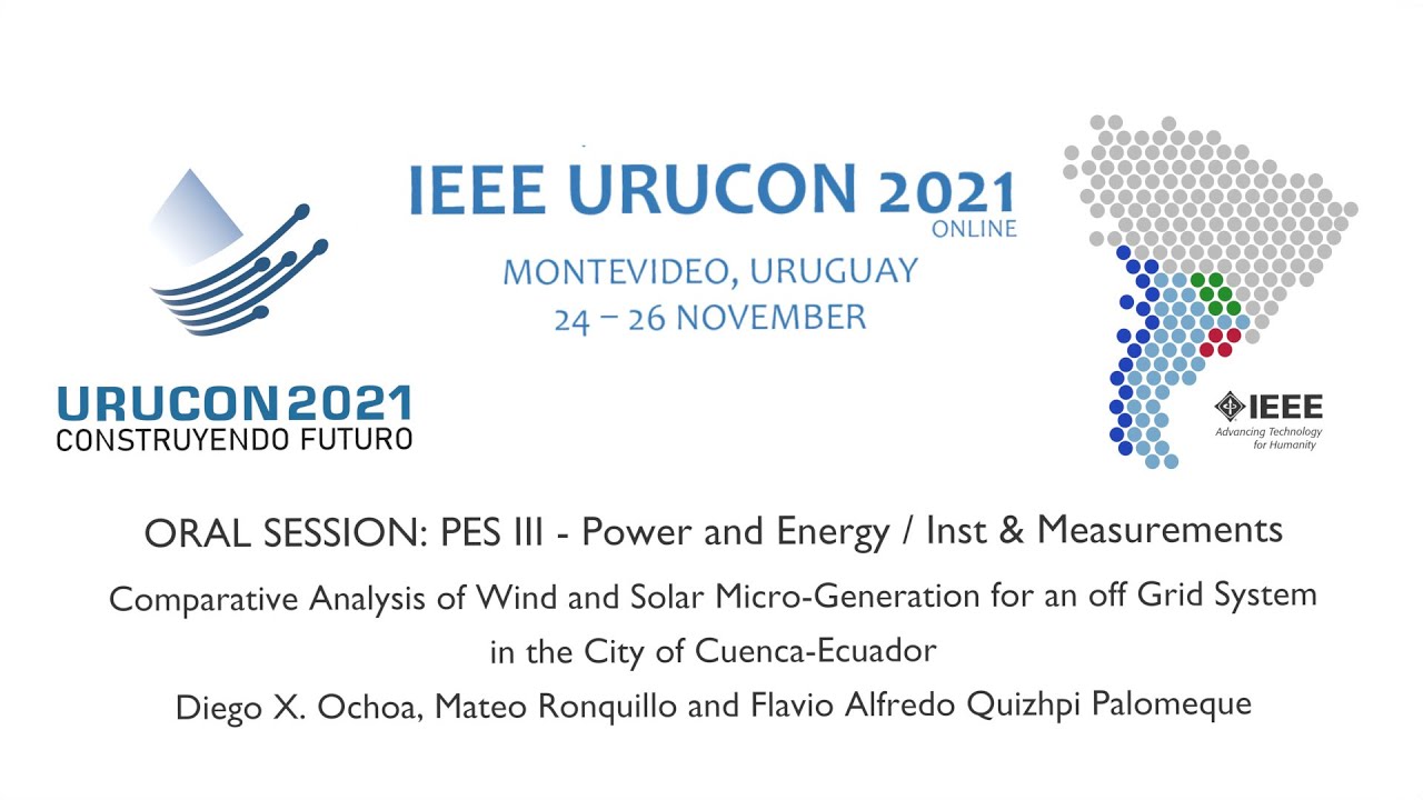 Comparative Analysis of Wind and Solar Micro-Generation for an off Grid SystemCity of Cuenca-Ecuador