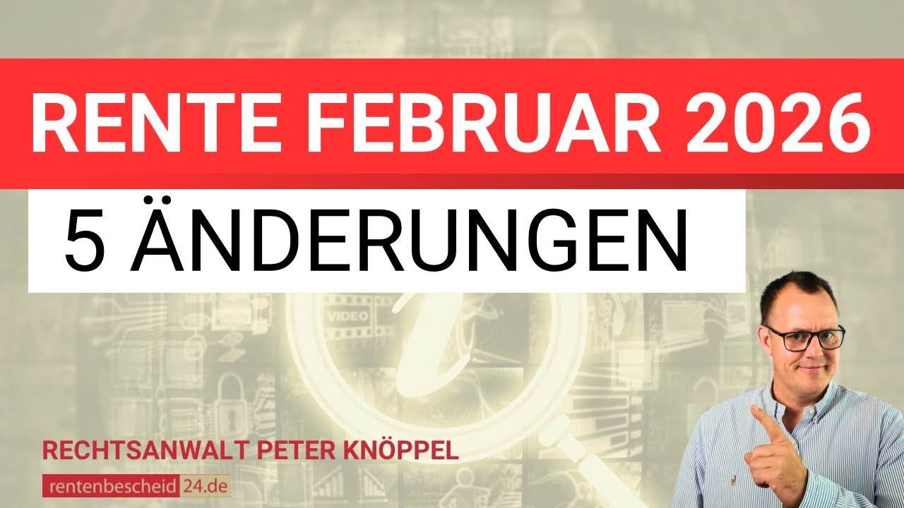 Rente Februar 2026: Das ist NEU und ändert sich für Rentner