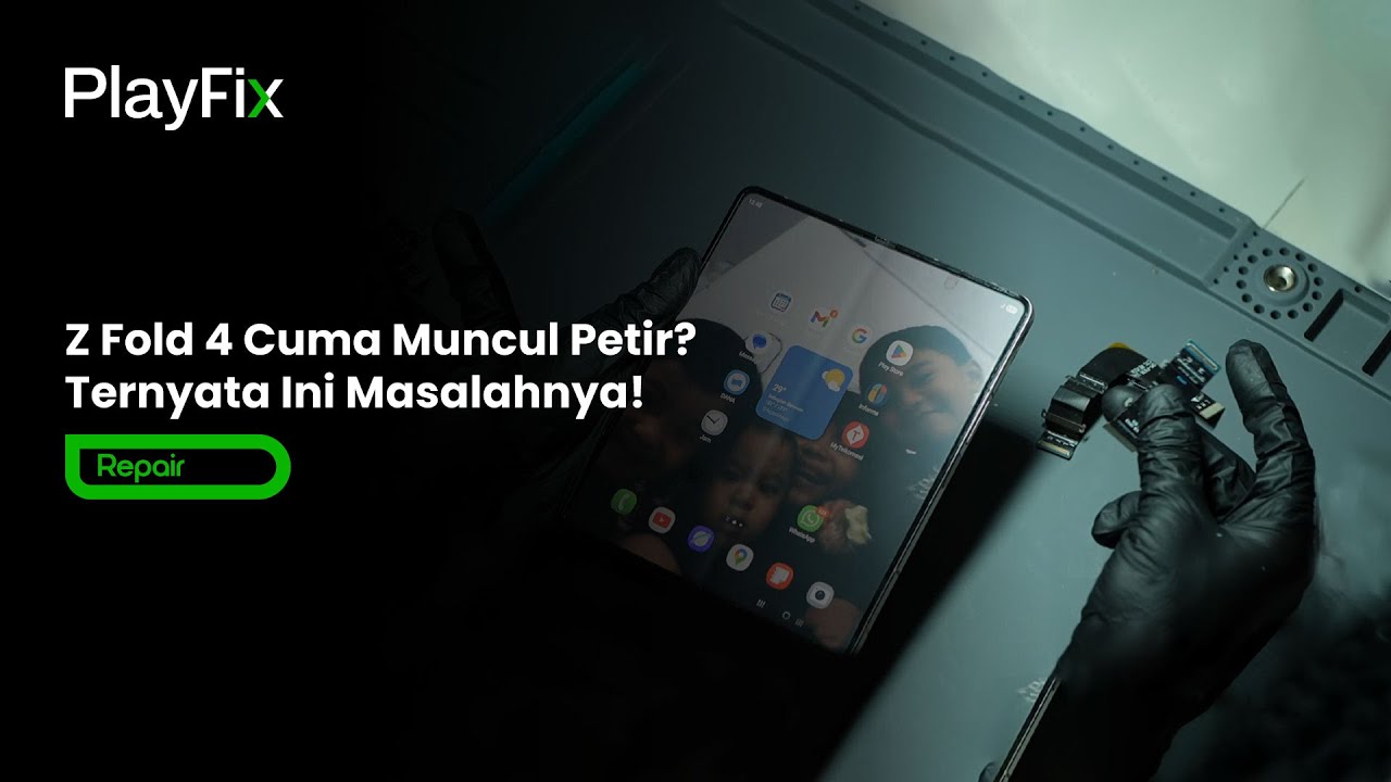 Samsung Galaxy Z Fold 4 Cuma Logo Petir? Tenang Bukan Mati Total