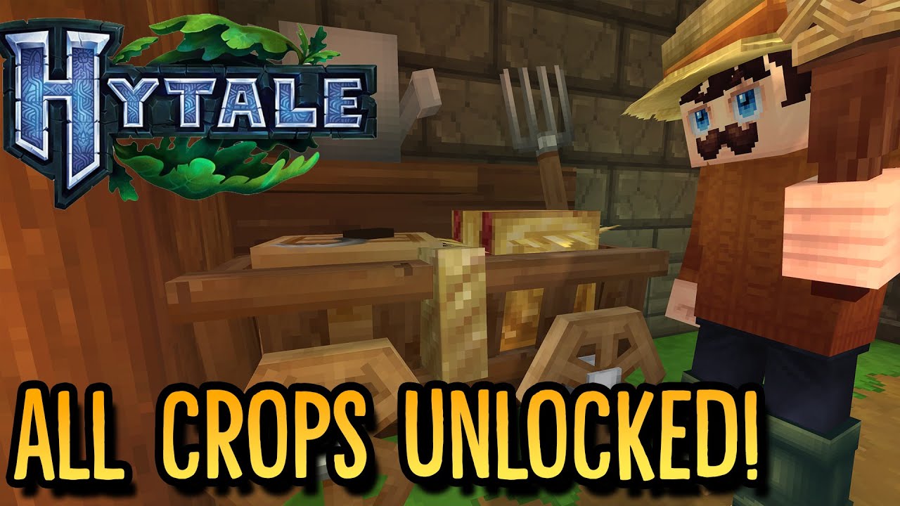 Hytale - Unlocking All The Crops! #3
