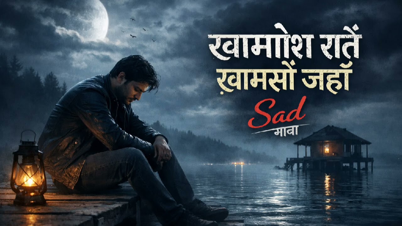 खामोश राते 💔ख़ामसों जहां sad😰 गाना #sad #tranding #viralvideo #brokenheart #hindilines #yaadein