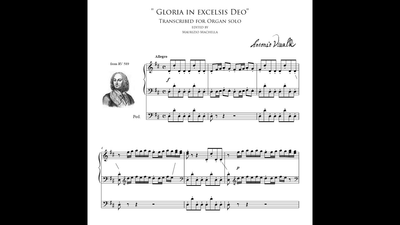 A. Vivaldi: Gloria RV 589 (I mov.) -  Organ transcription