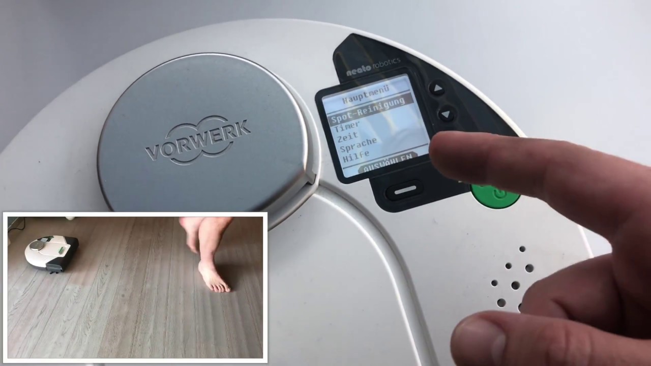 Vorwerk Kobold VR100 Saugroboter Bedienungsanleitung Roboter Hilfe im Haushalt Saugen Anleitung