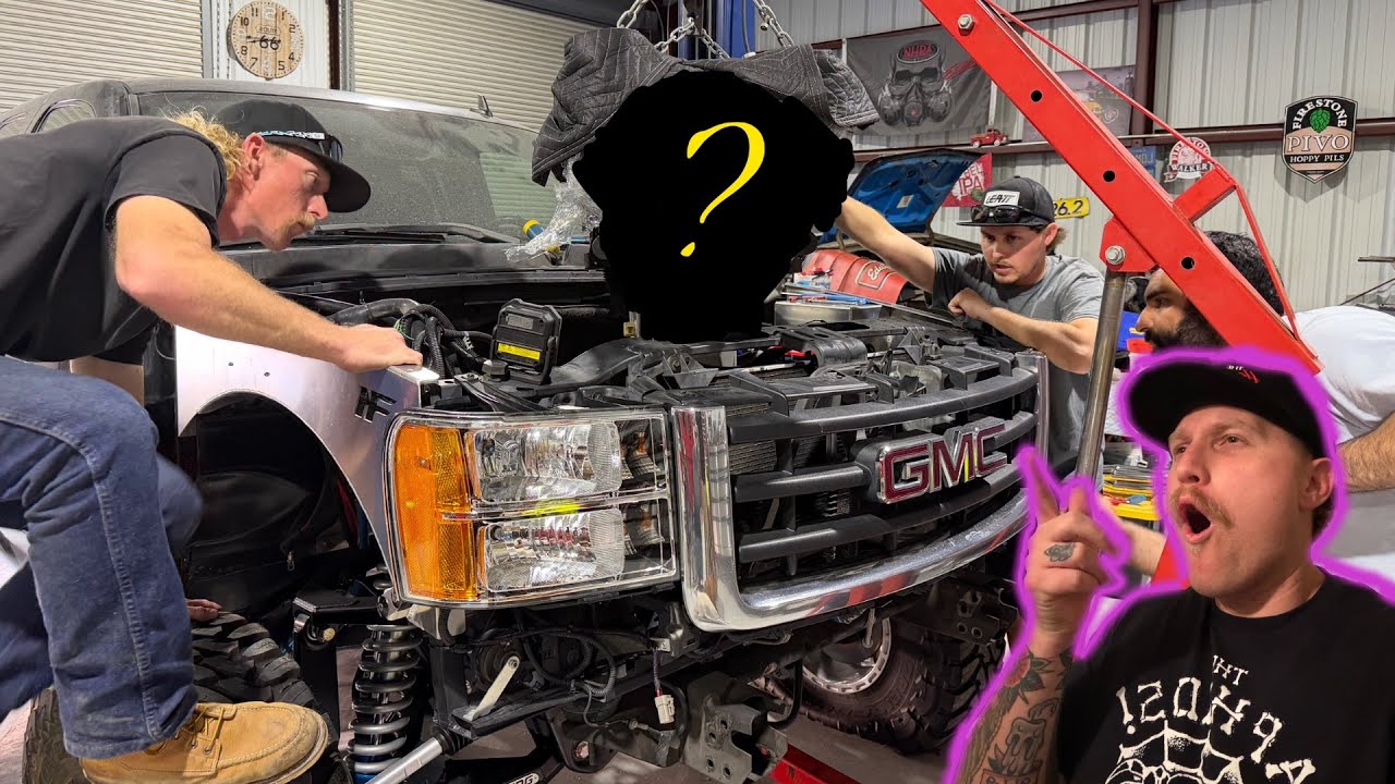 Truck Build Series Ep. 2: Matt’s Moruzzi & 4L80 Drop in the GMC Sierra || The Return of MegaMatt10