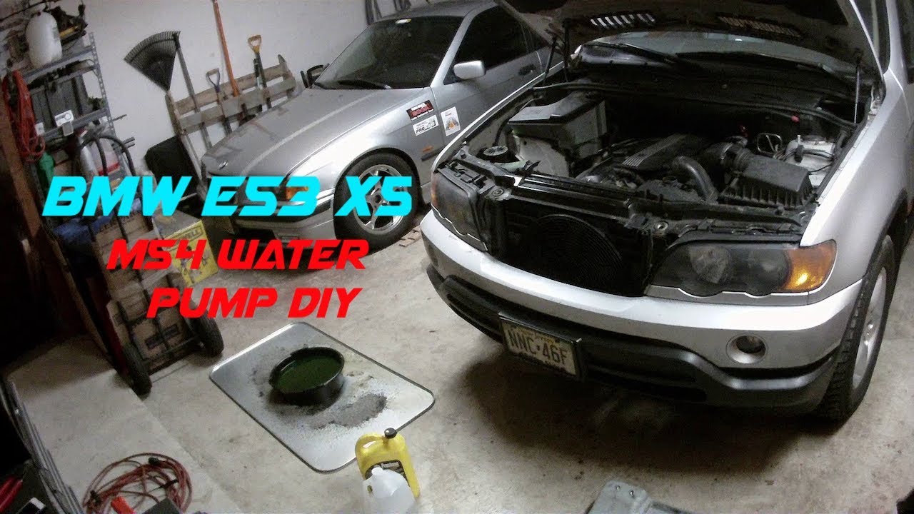 BMW E53 X5  M54 Water Pump Replacement