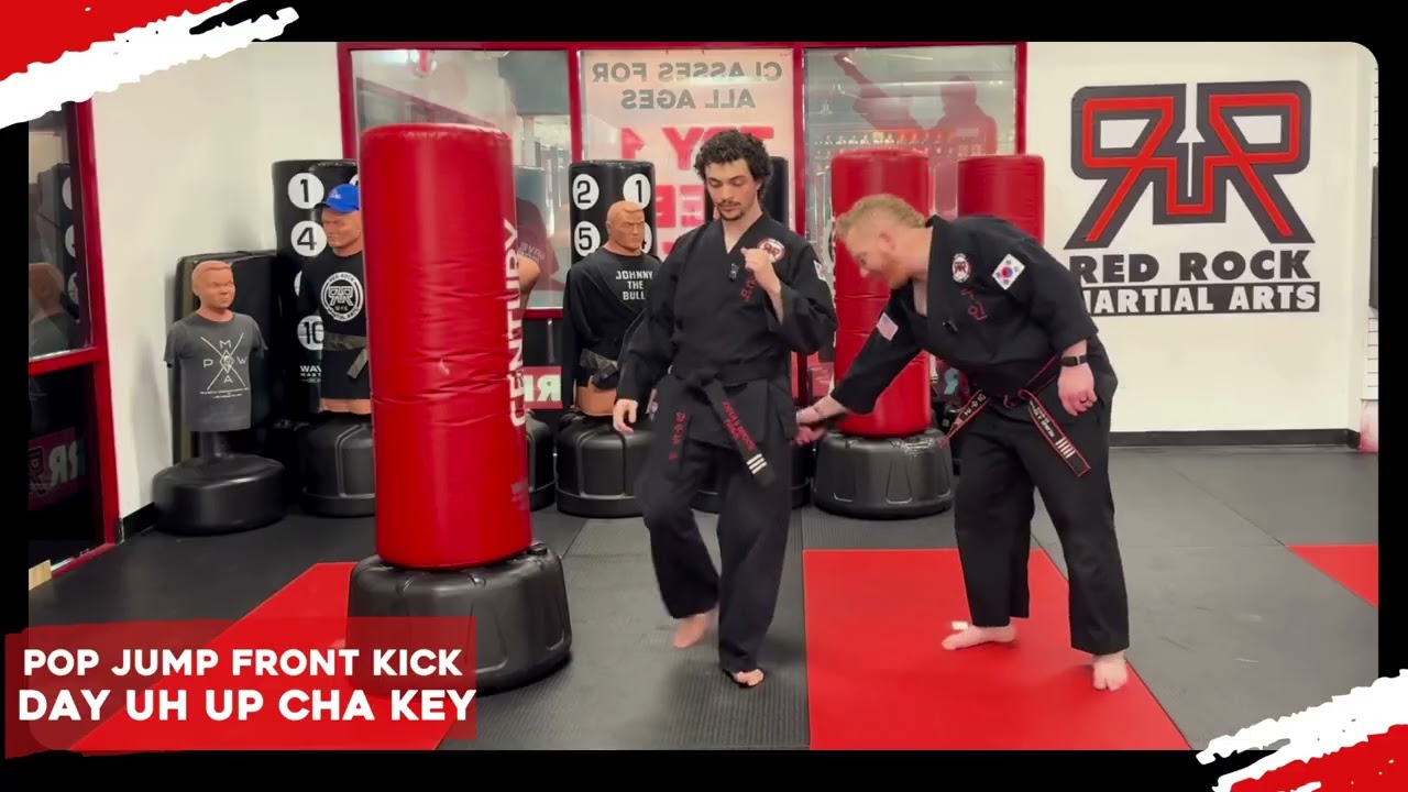 THE JUMPING FRONT KICK VARIATIONS : E DAN UP CHA KEY / DAY UH UP CHA KEY