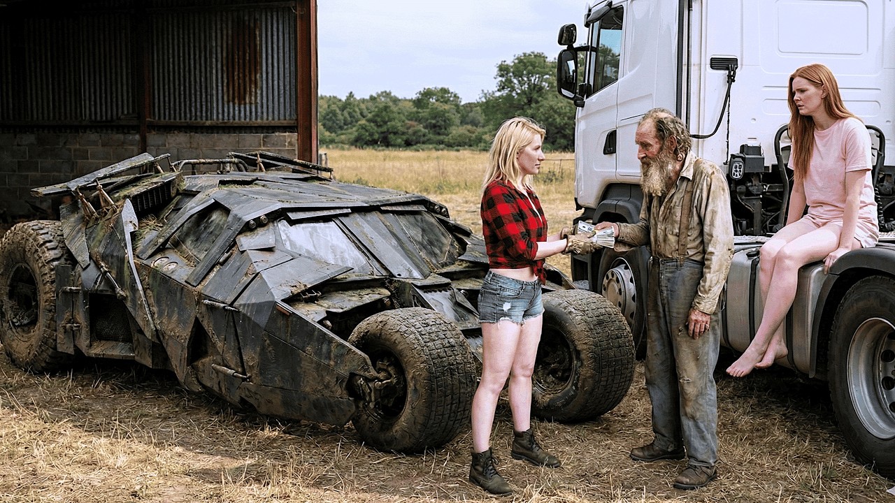 She Bought a 20-Year-Abandoned Batmobile Tumbler From Grandpa… Then Restored It Like New