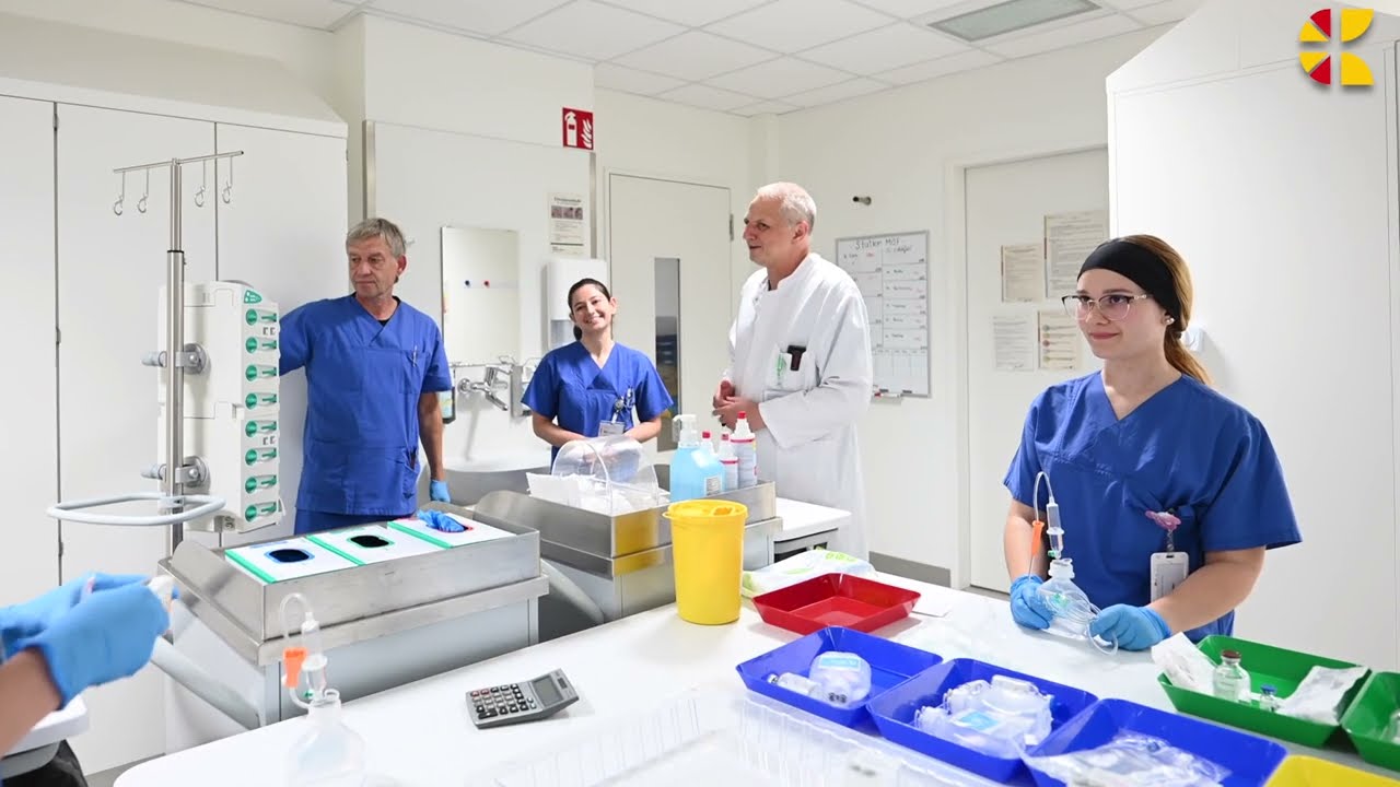 Hinter den Türen der Zelltherapieeinheit MOF/Farn am Städtischen Klinikum Karlsruhe