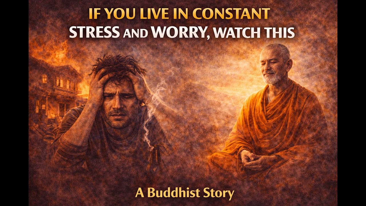 If You Live in Constant Stress and Worry, Watch This | A Buddhist Story