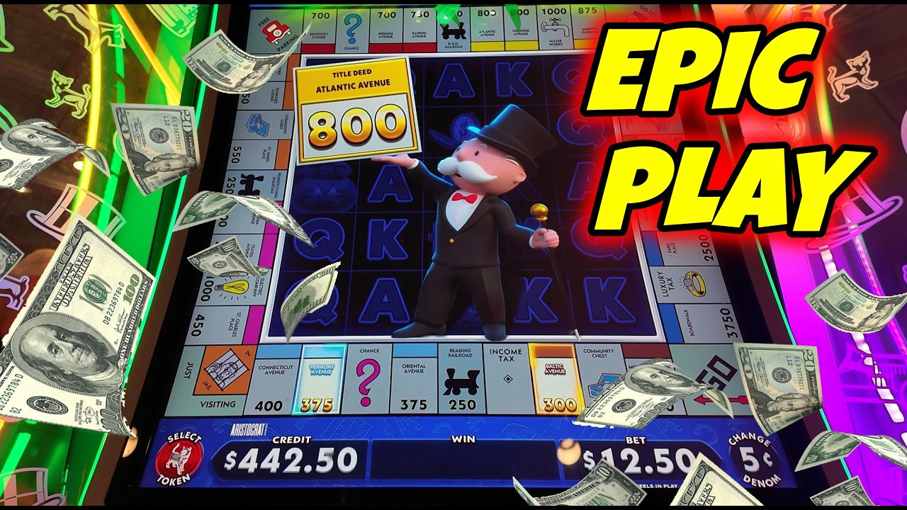 🚨🚨EPIC SESSION ON MONOPOLY BIG BOARD BUCKS!!! @DelawareParkCasino