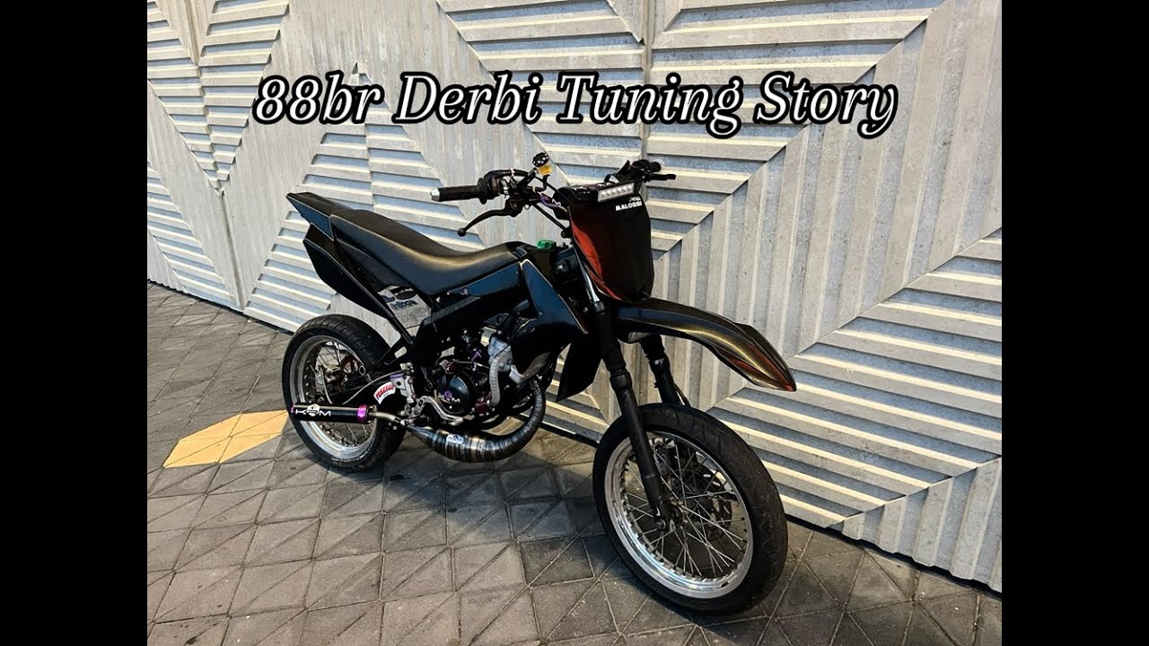 88br Derbi Tuning Story(130kmh)