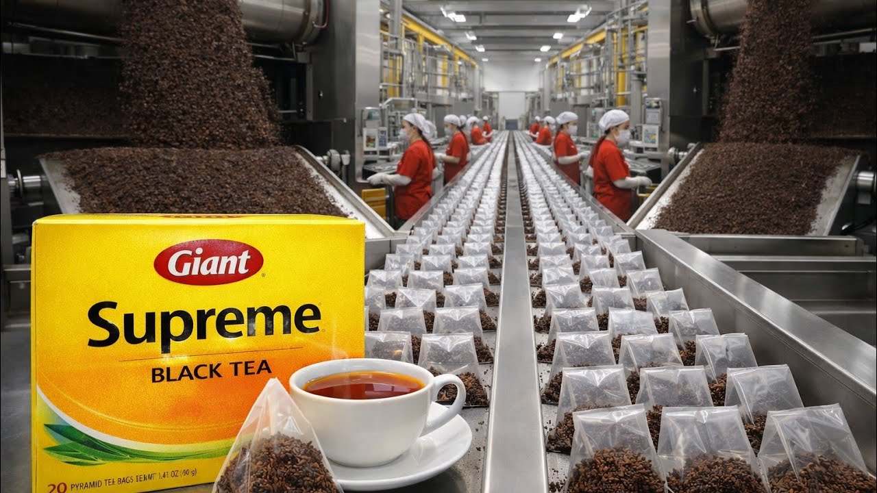 Inside Supreme's Secret Tea Making Factory || Tea Factory processing