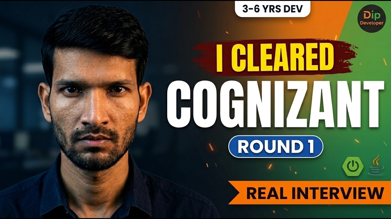 Cognizant Java Developer Interview Questions for Experienced | 21 Real Questions with Code | 3&ndash;8 Yrs