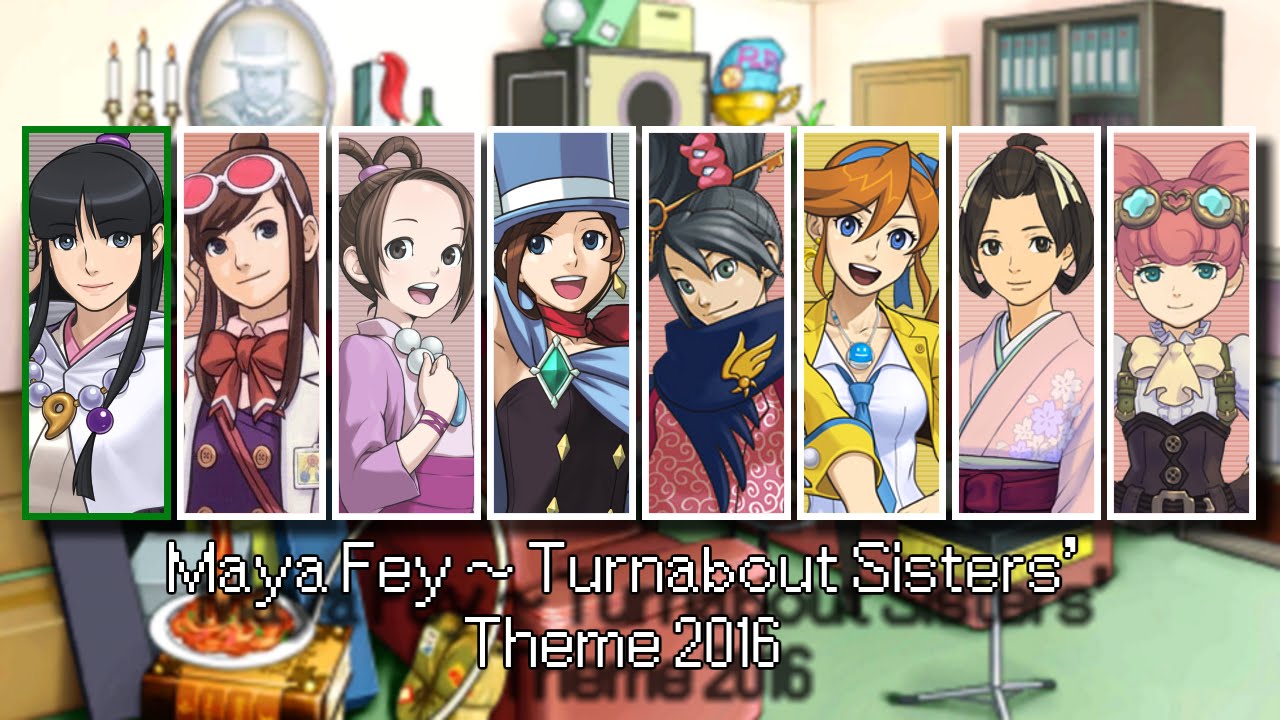 Ace Attorney: All Female Assistant Themes 2016