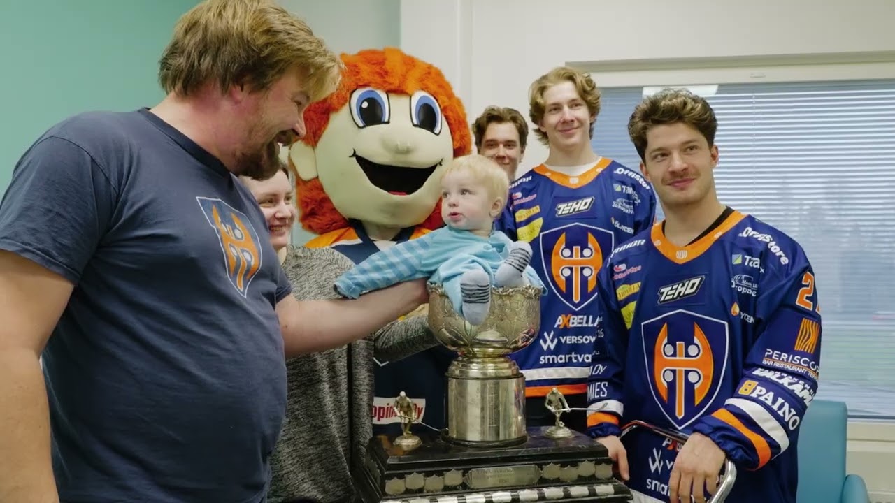Tapparan vierailu Taysin lasten ja nuorten sairaalassa 💙🧡