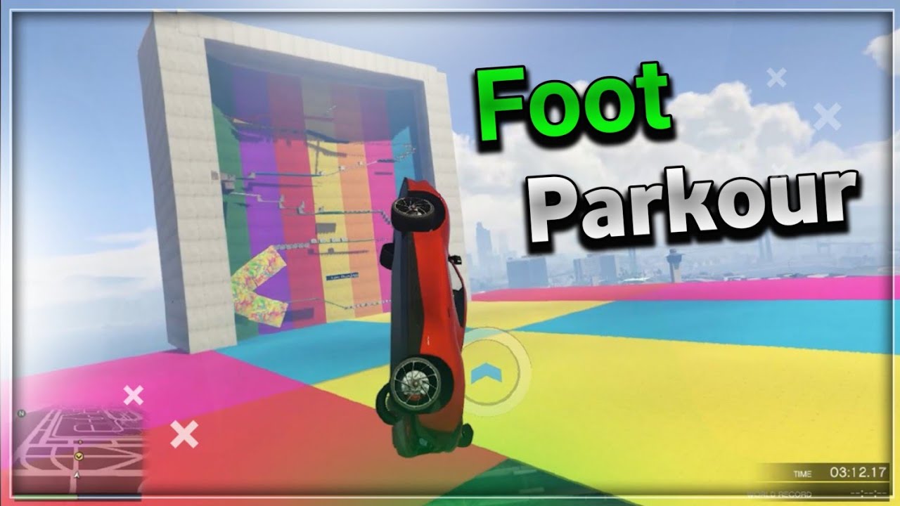 GTA 5 - Foot Parkour Provocative Map 😡