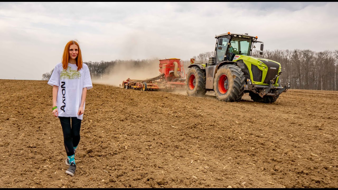 CLAAS Xerion 4000 & V&auml;derstad Rapid A 800S I jarn&iacute; set&iacute; p&scaron;enice 🌱