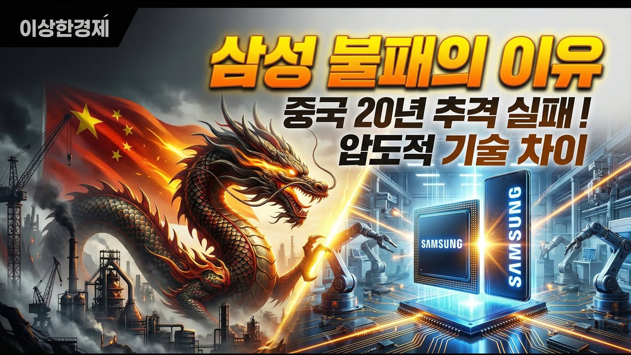 중국이 삼성을 밀어내려다 실패한 진짜 이유 / 이상한경제 / 삼성전자 / 거시경제