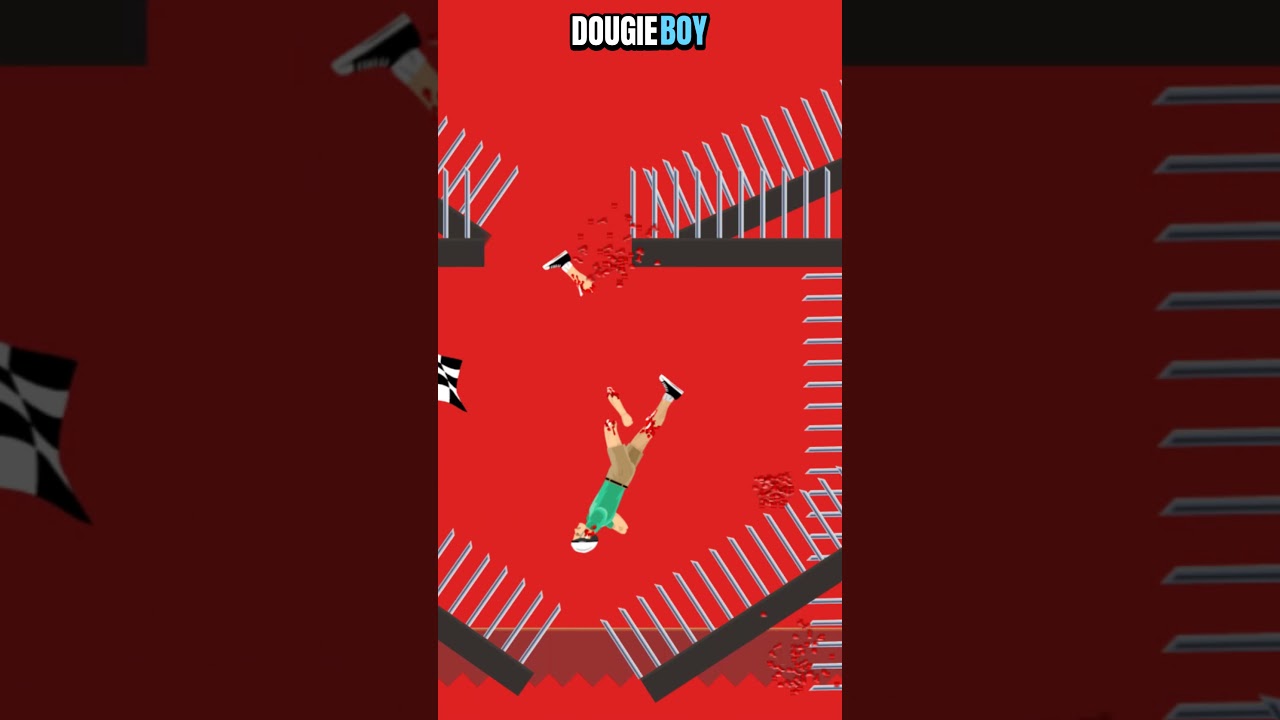 Longest Spikefall - Happy Wheels Funny Moments