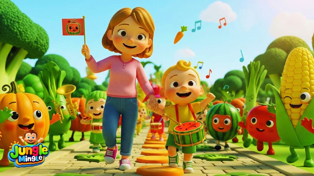Eat Your Veggies Song 🥦 | Fun Kids Song About Healthy Food & Vegetables!