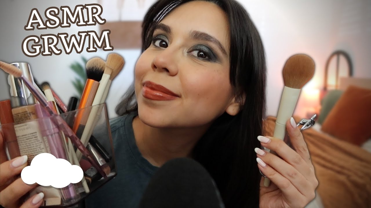 ASMR Ramble GRWM 💄 testing a wedding make up look 👰🏻‍♀️
